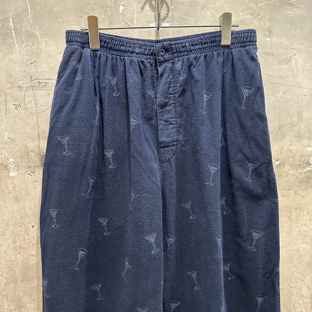 US古着 NAUTICA ノーティカ カクテル柄 パンツ パジャマ ルームウェア拍卖