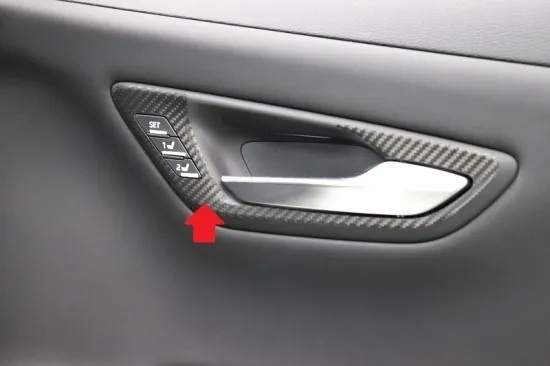 《クラウン220》【アウトレット価格】クラウン220系 インナードアハンドルベゼルRS用シート (カーボンシート)③拍卖