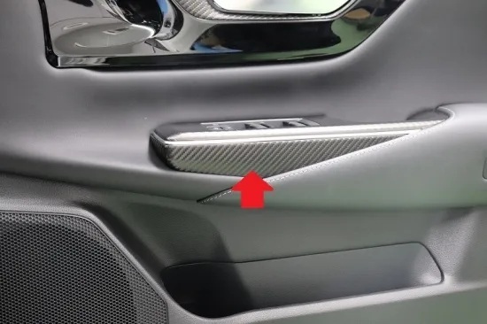 《クラウン220》【アウトレット価格】クラウン220系 パワーウインドウスイッチパネルカバーシート (カーボンシート)④拍卖