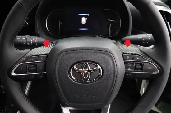 《ヴォクシー90》【アウトレット価格】ヴォクシー90系 ステアリングスイッチパネルシート(グロスカーボンシート) ②拍卖