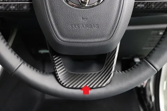 《ヴォクシー90》【アウトレット価格】ヴォクシー90系 ステアリングガーニッシュシート(グロスカーボンシート) ②拍卖