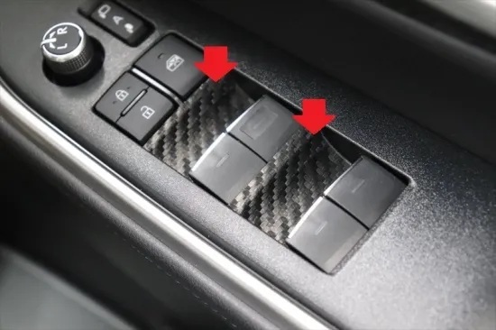 《ヴォクシー90》【アウトレット価格】ヴォクシー90系 パワーウインドウスイッチシート(グロスカーボンシート)②拍卖