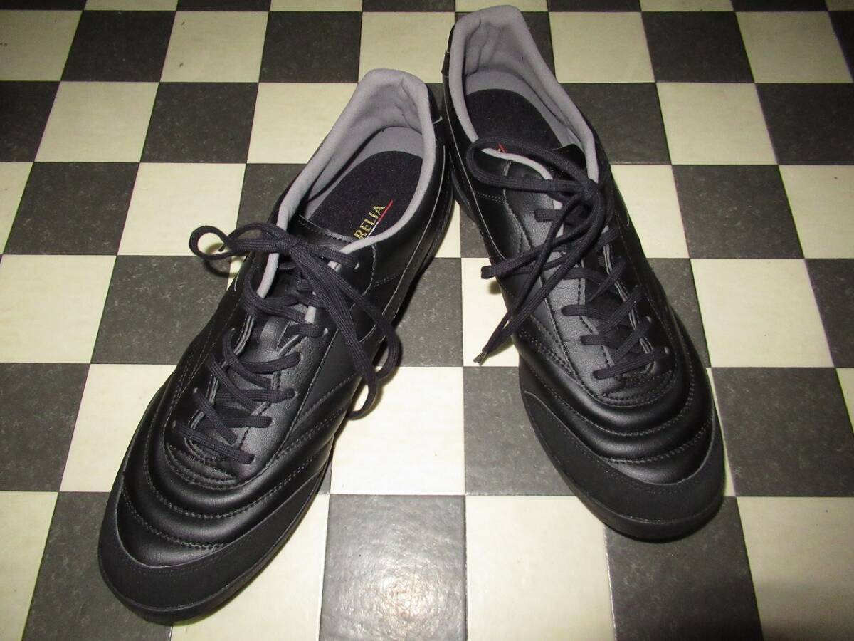 ★ミズノ★美品 モレリア SALA PRO TF 29cm ブラック×ブラック サッカーフットサルトレーニングシューズ拍卖