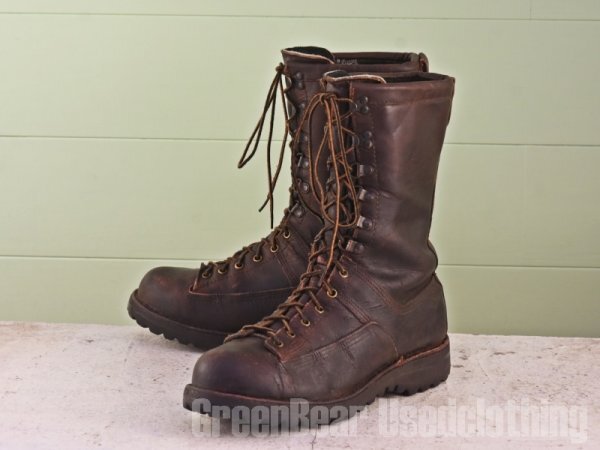 B836 USA製 ダナー Danner ビンテージ ワークブーツ 茶 ブラウン メンズ 11EE 29cm拍卖