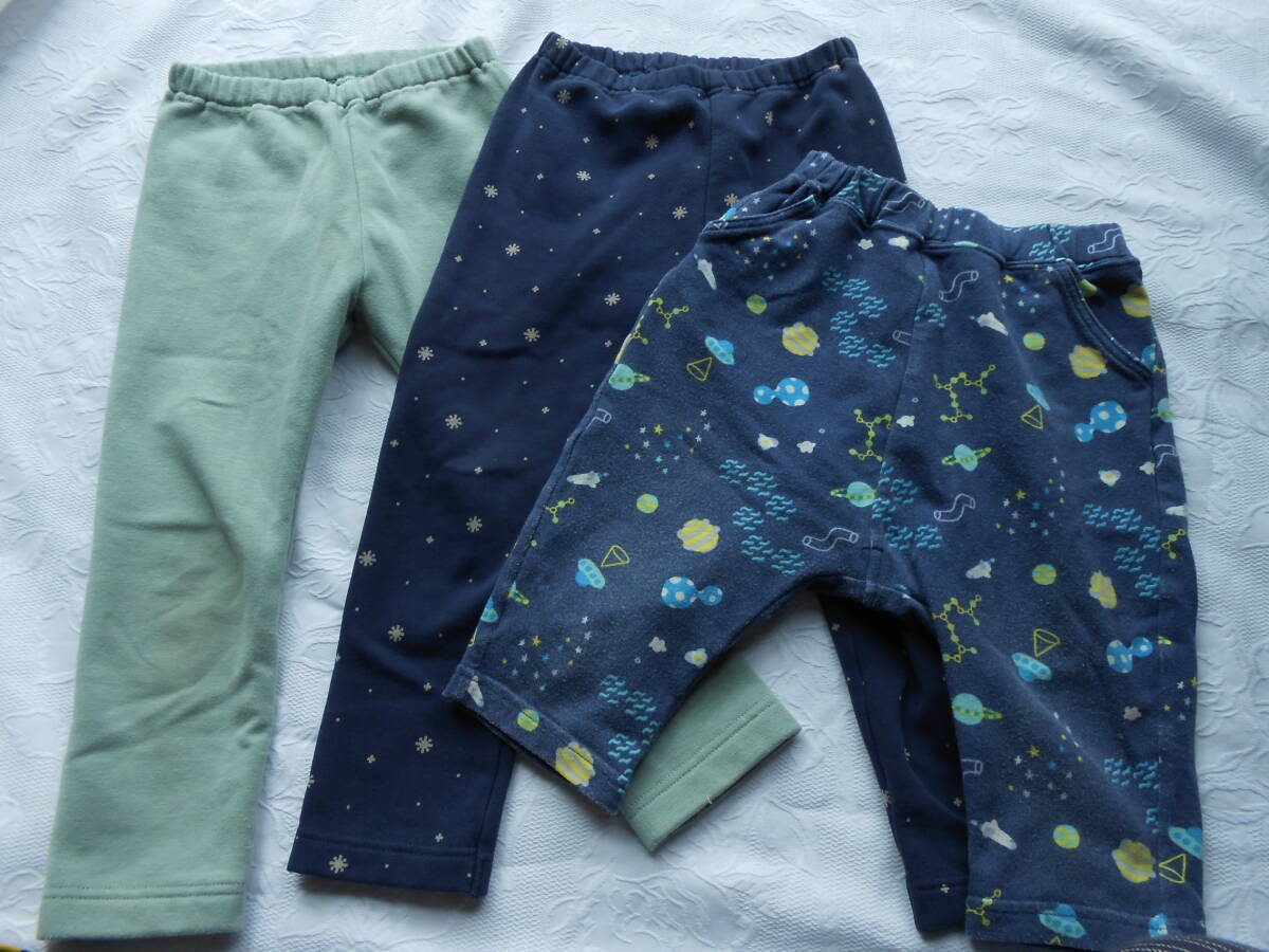 男の子 GU /UNIQLOユニクロ  パンツ 3本 used品拍卖