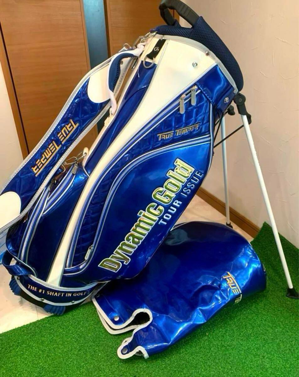 送料無料 希少 100本限定モデル 完売 良品 ダイナミックゴールド ツアーイシュー スタンド キャディバッグ拍卖
