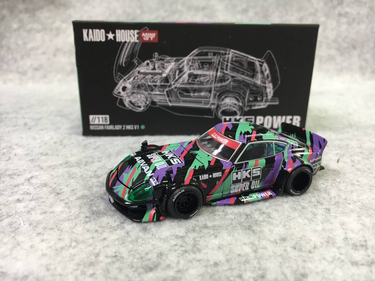 ■新品未開封■KAIDO HOUSE x TSM ミニGT 1/64 日産 フェアレディ Z HKS 右ハンドル KHMG118拍卖