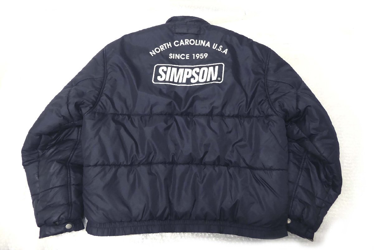 ■◆ 古着 SIMPSON シンプソン オールド 中綿ジャケット LLサイズ バイカー アメカジ拍卖