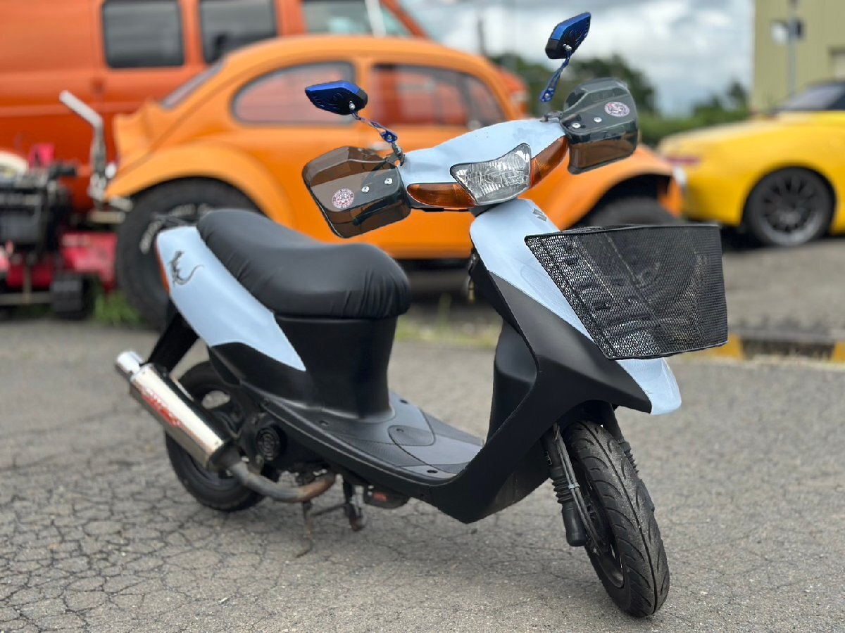 ●エンジン実働! 動作OK! 美車! SUZUKI スズキ レッツ2 CA1PA 走行1790km 2004年モデル 2スト 原付 スクーター 現状販売 札幌発拍卖