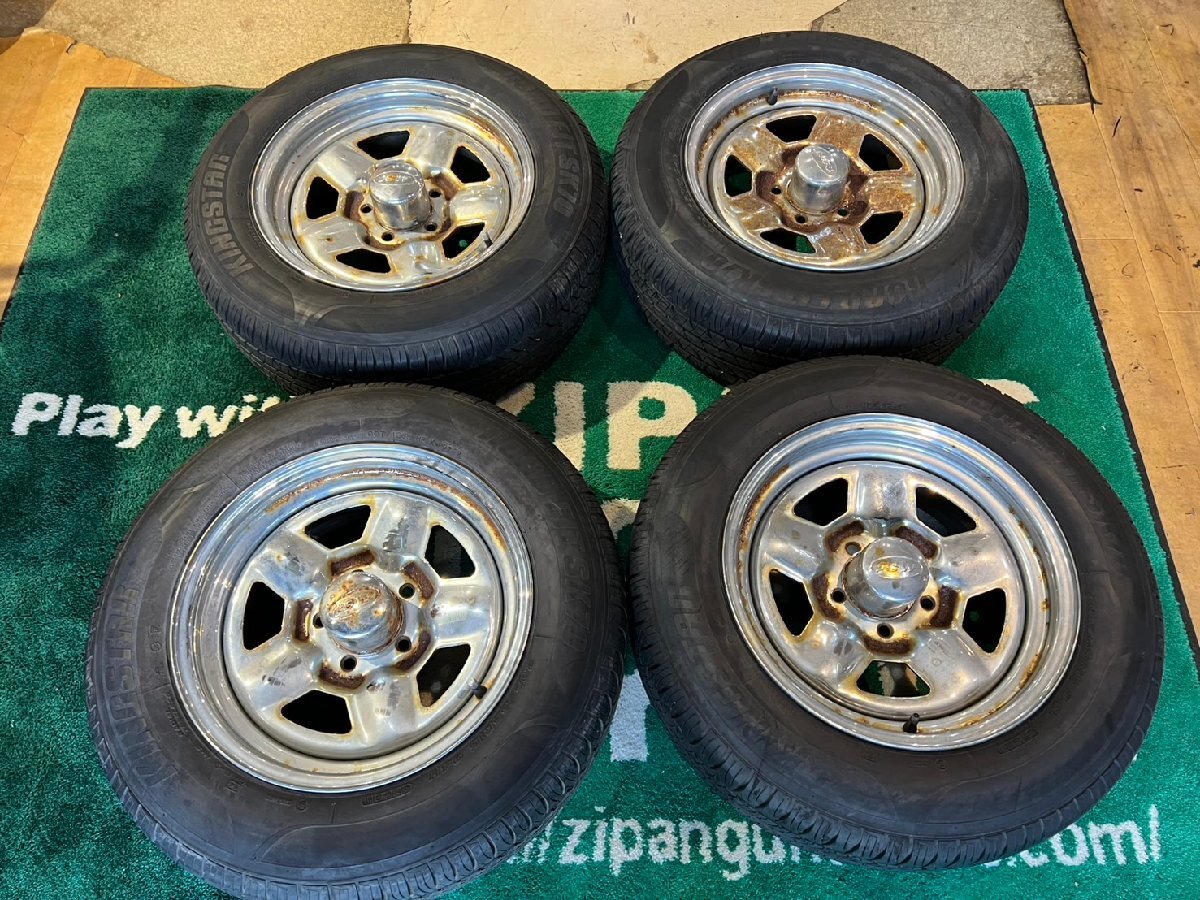 □ KINGSTAR ROADFIT SK70 205/65R15 2012 夏タイヤ TSW STAR クローム 15x6.5J 114.3x5 ET+23 4本組 T-2404 札幌発 ★拍卖