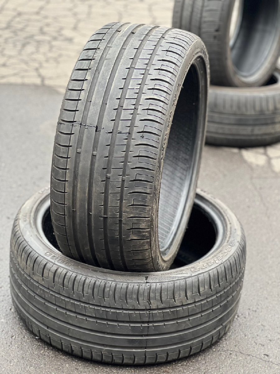 ★ アクセラ acceiera PHI-R 255/35ZR19 19インチ タイヤ 7-8分山!! 2本セット 札幌 手渡し歓迎 T-2356拍卖
