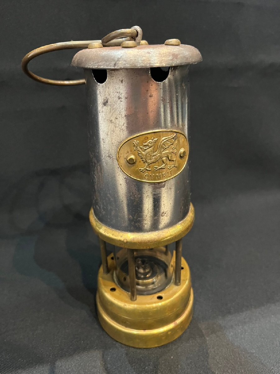 ★イギリス ヴィンテージ! アンティーク! CYMRU ウェールズ カンブリアンランタン マイナーズランプ オイルランタン 札幌拍卖