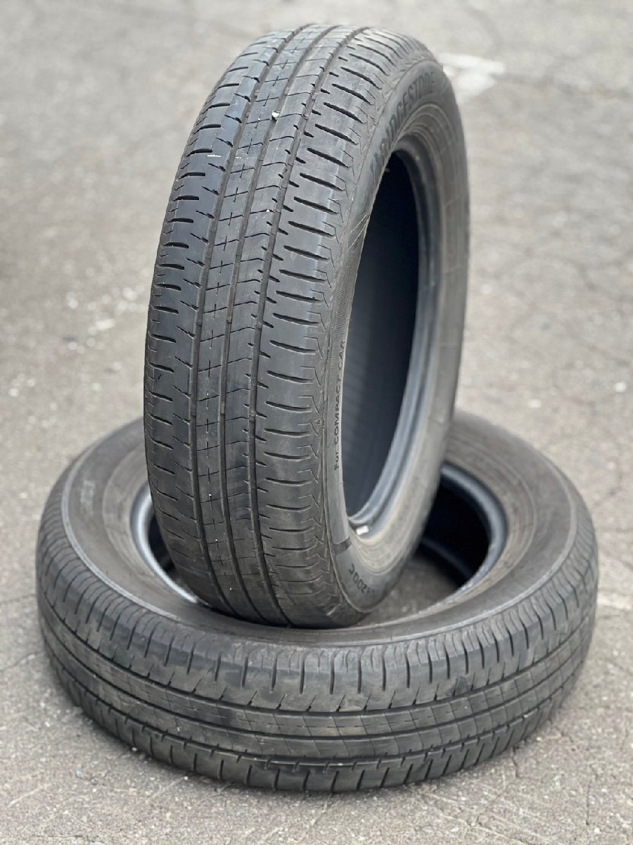 ★ ブリヂストン エコピア ECO PIA NH200 185/65R15 2022年製 8分山 15インチタイヤ 2本セット 札幌 丘 手渡し歓迎 T-2461拍卖