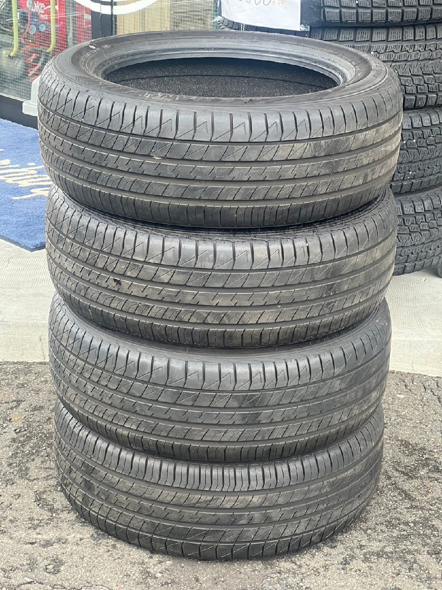 ★ バリ山! ダンロップ ルマン LE MANS V 225/55R18 18インチ タイヤ 2021年製 4本セット 札幌 手渡し歓迎♪ 丘 T-2450拍卖