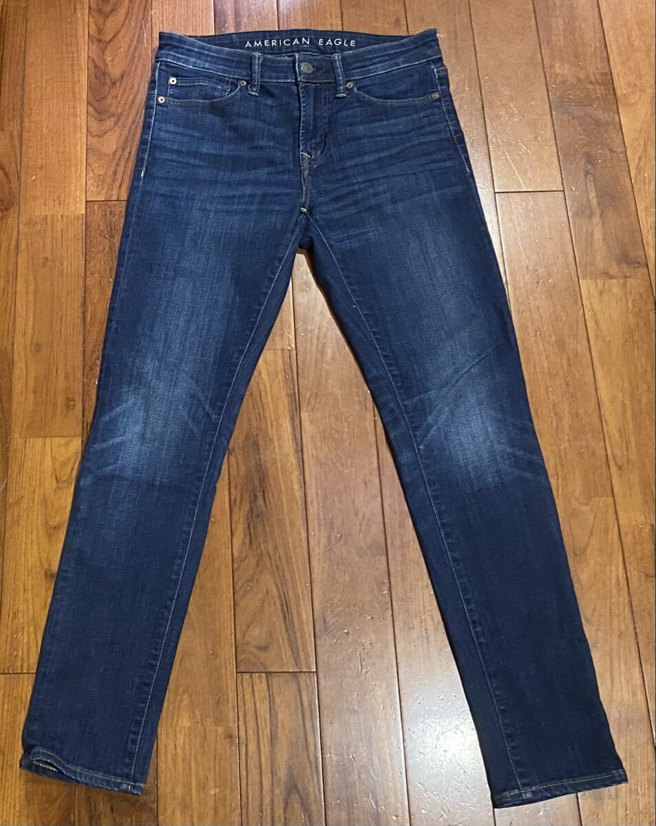 ■AMERICAN EAGLE OUTFITTERS■アメリカンイーグルのストレッチスキニーデニム(ジーンズ)■W29拍卖