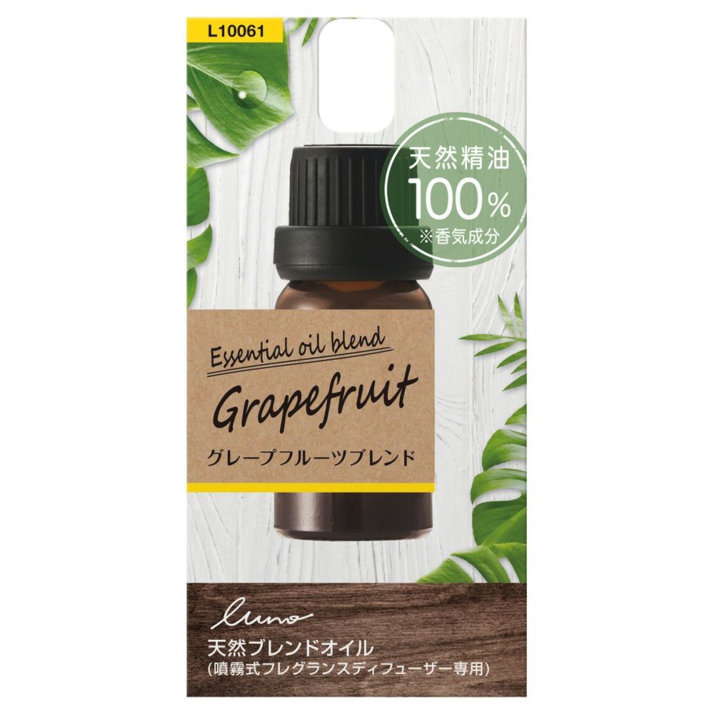 カーメイト L10061 ルーノ 噴霧式ディフューザー専用 天然ブレンドオイル グレープフルーツブレンド 香気成分天然製油100% L-10061拍卖