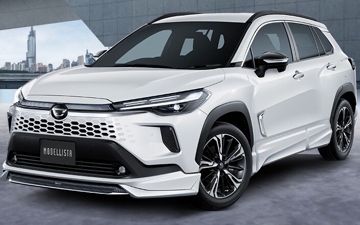 モデリスタ 新型カローラクロス エアロパーツセットB プラチナホワイトパールマイカ(089) 塗装済品拍卖