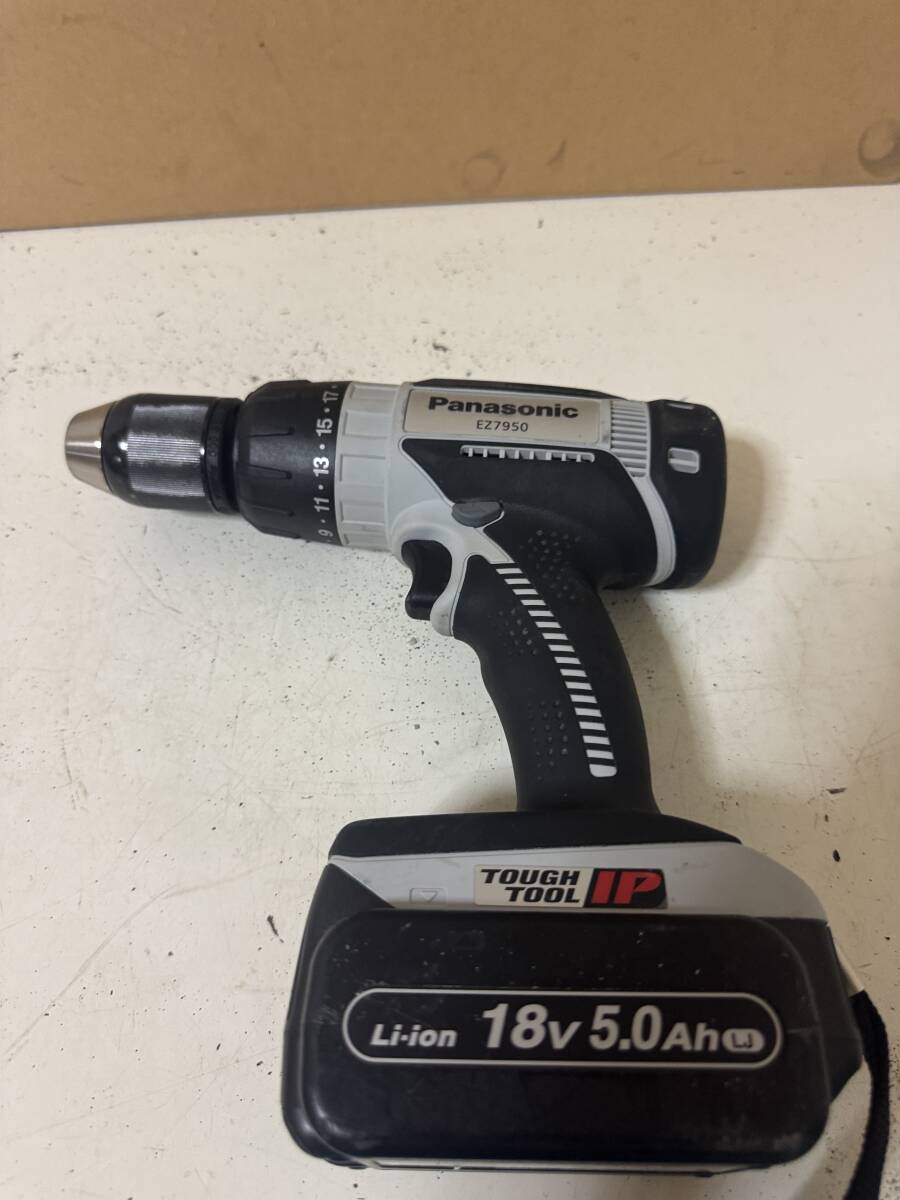 パナソニック 充電式振動ドリル 18v EZ7950 本体とバッテリーのみ拍卖
