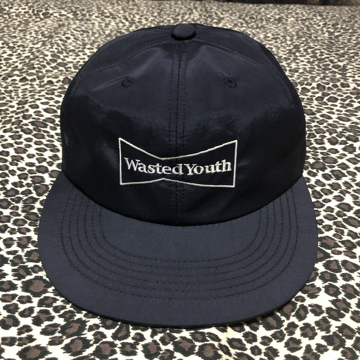 WASTED YOUTH ナイロン キャップ ブラック拍卖