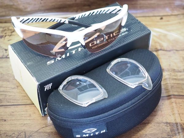 スミス(SMITH)度付きレンズアタッチメント付属 サングラス White拍卖