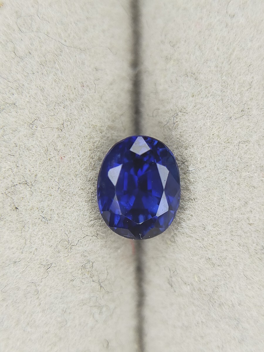天然サファイア ロイヤルブルー 1.184ct サファイヤ ルース 裸石 鑑別付 Sapphire royal blue 1ct 1カラット 拍卖