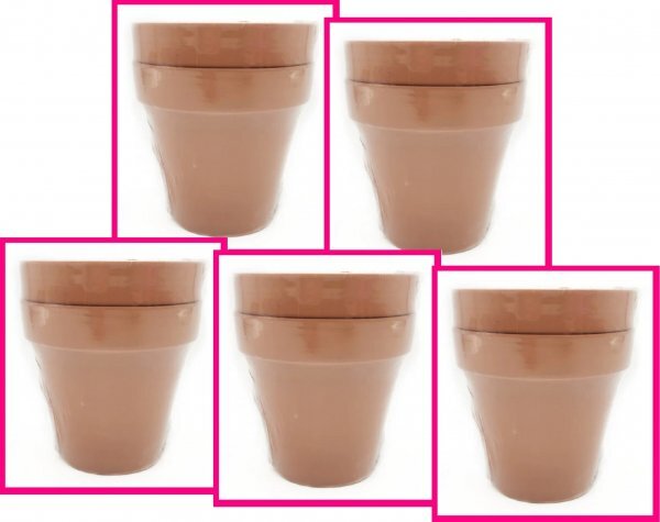 【送料無料:植木 鉢:8個】★シンプル「鉢」:素焼き:3.5号:6点:径10x高11.5cm:多肉植物:草花:観葉植物:園芸:ガーデニング:花:プランター拍卖