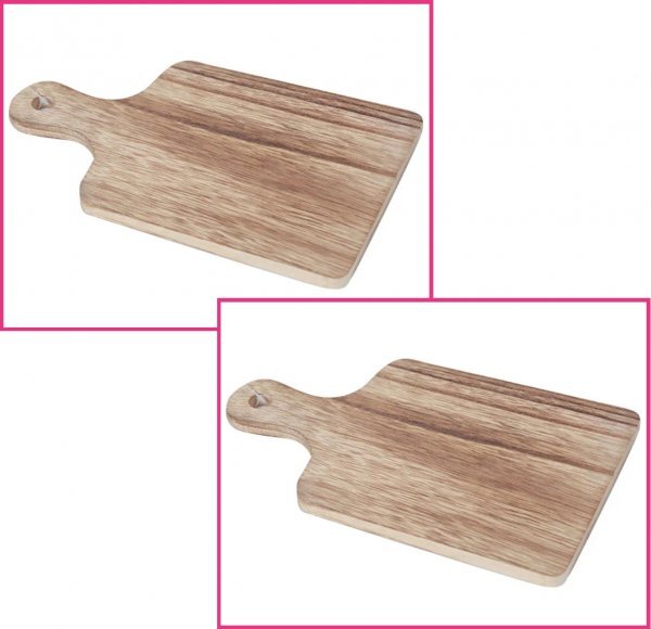 【送料無料:まな板:2点:木製】★2枚 25x15cm:可愛い「まな板:両面使用可」: ウッドカッティングボード 焼き目:未使用:調理器具 料理拍卖
