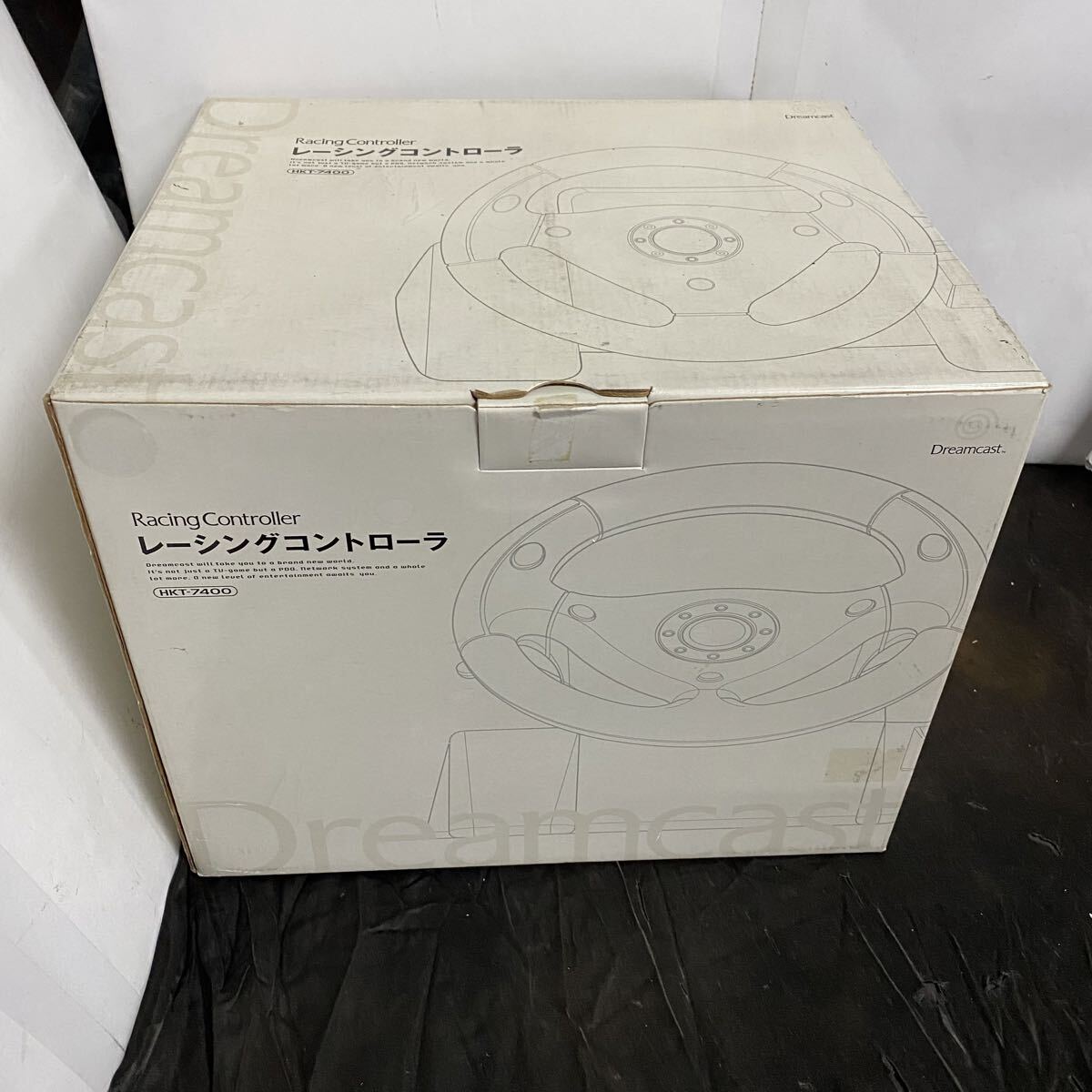 DC用 ドリームキャスト レーシングコントローラ HKT-7400 箱付き Dreamcast拍卖