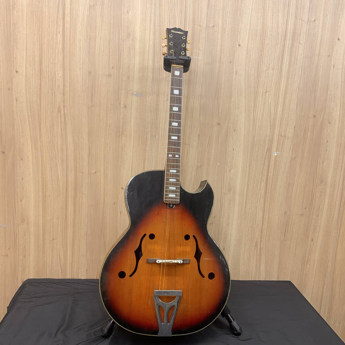 【Y11】 Nardan No.100 アーチトップギター アコースティックギター 要修理 4301-34拍卖