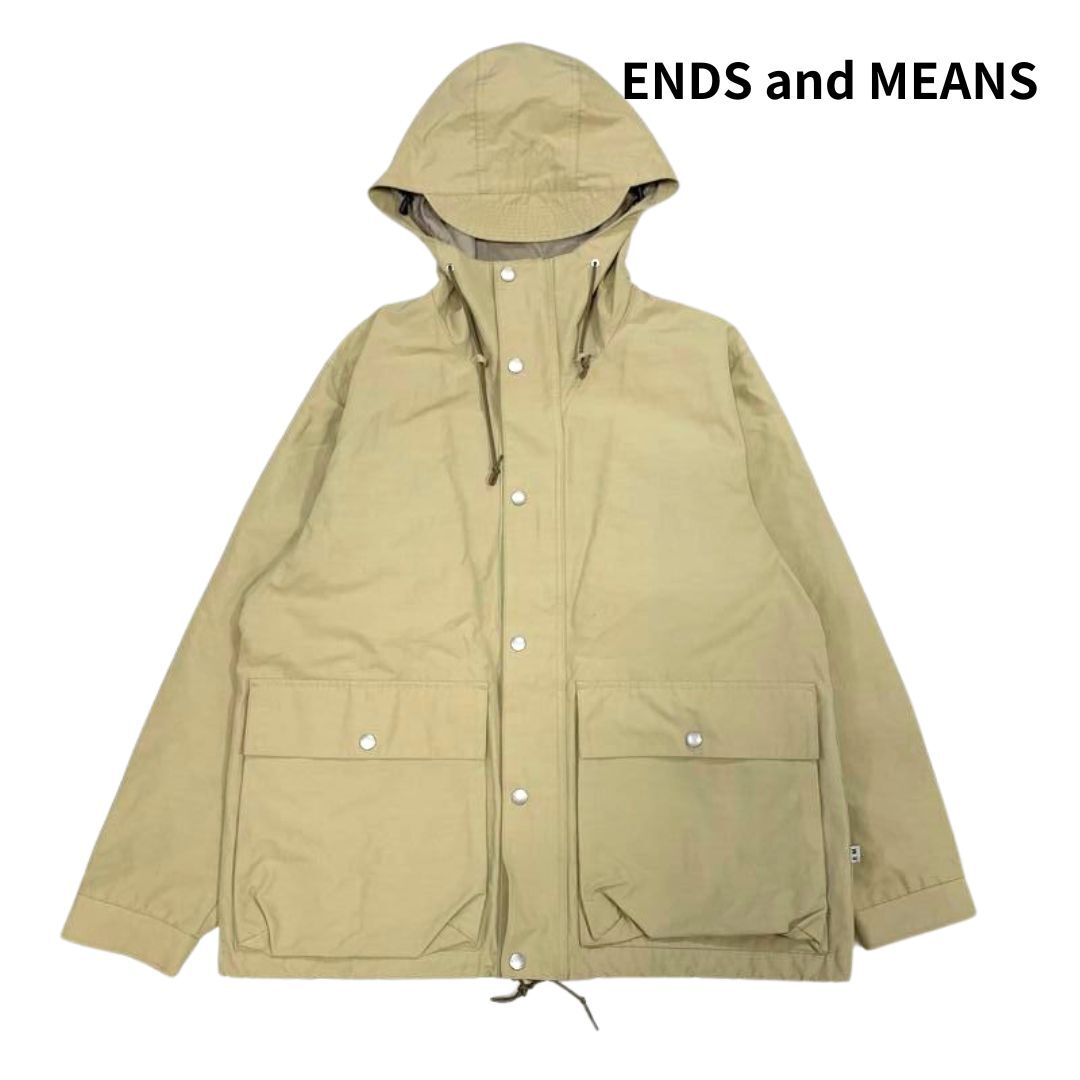 ENDS and MEANS エンズアンドミーンズ Sanpo Jacket サンポジャケット 60/40 ロクヨン クロス マウンテンパーカー ベージュ size:L/マンパ拍卖