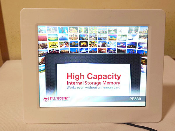 Transcend デジタルフォトフレーム TS4GPF830W 4GB リモコン 動作品拍卖