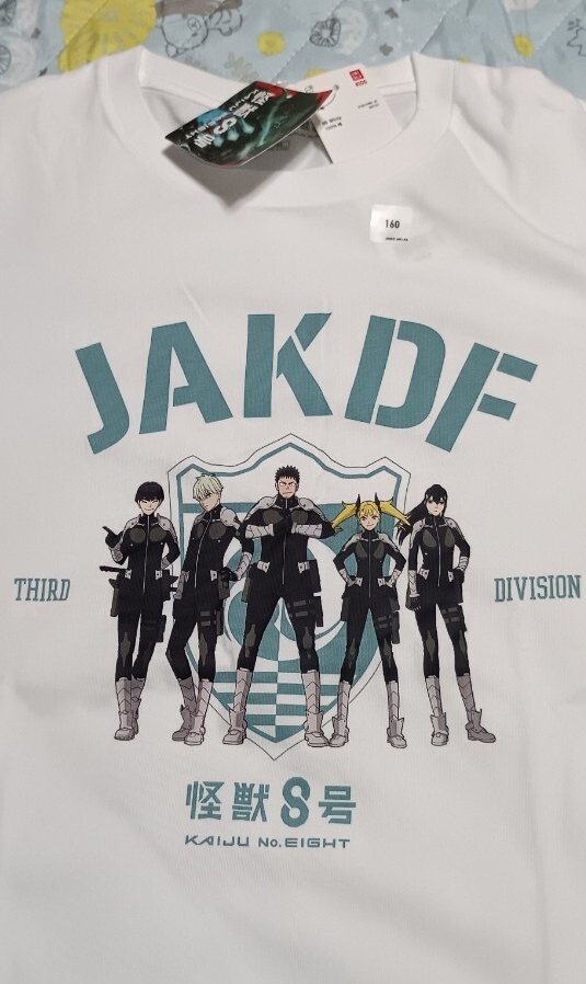 怪獣8号 半袖Tシャツ 白 160㎝拍卖