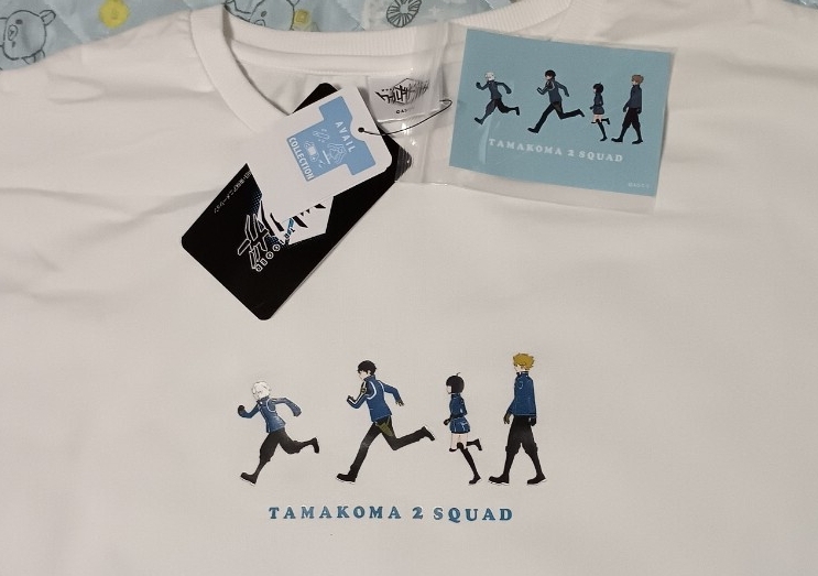 ワールドトリガー ステッカーつき 半袖Tシャツ 白 レディース3L~4L拍卖