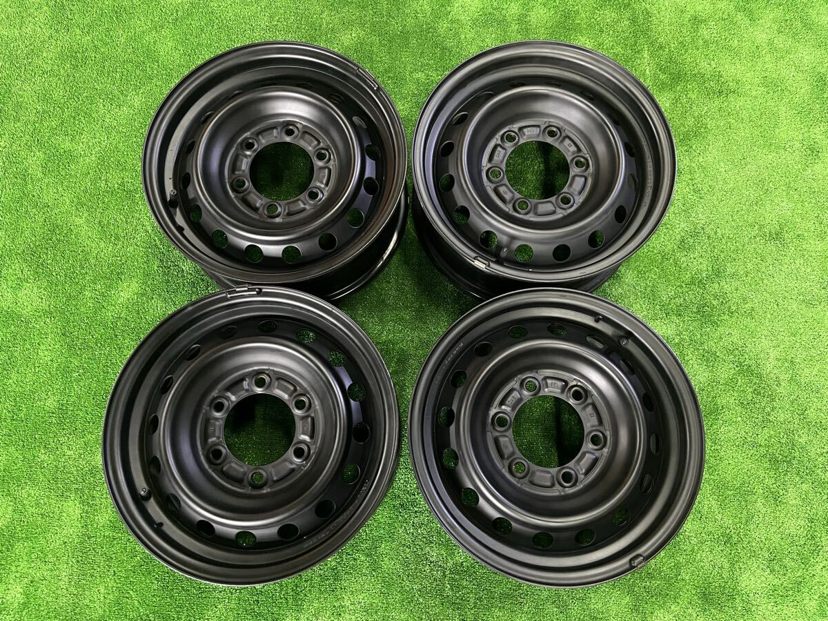 ハイエース200系 純正スチールホイール 15インチ×6J 6穴 PCD139.7 OFFSET+35 4本セット 1台分 中古品拍卖