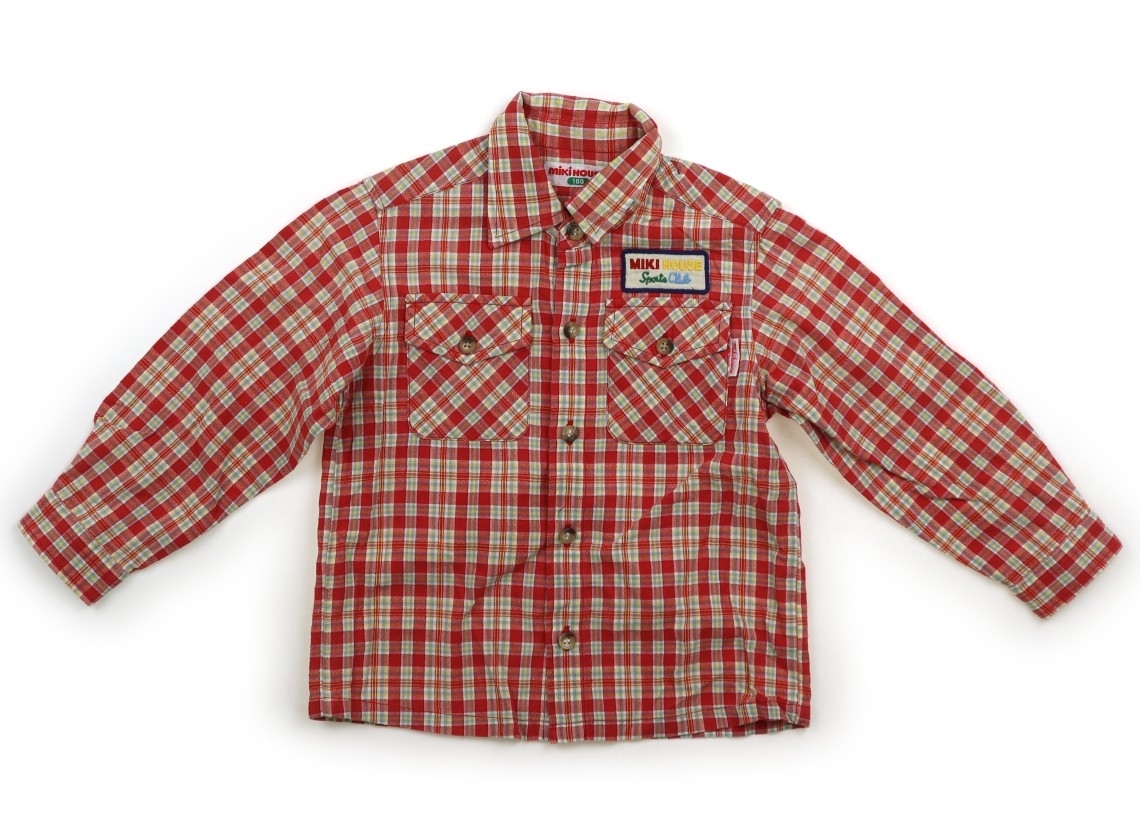 ミキハウス miki HOUSE シャツ・ブラウス 100サイズ 男の子 子供服 ベビー服 キッズ拍卖