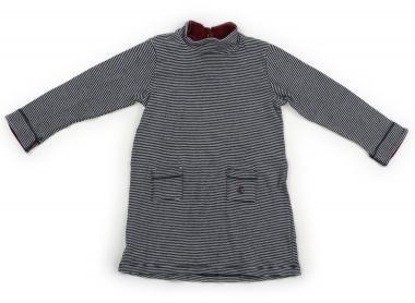 プチバトー PETIT BATEAU ワンピース 80サイズ 女の子 子供服 ベビー服 キッズ拍卖