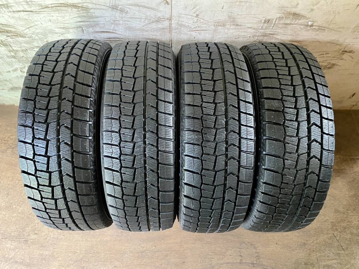 【スタッドレス】DUNLOP WINTERMAXX WM02 195/65R15 91Q M+S 中古タイヤ4本セット拍卖