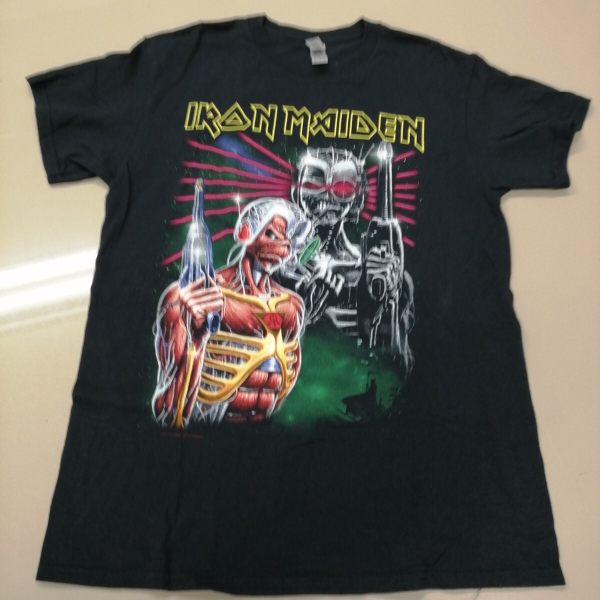 E08 バンドTシャツ アイアンメイデン IRON MAIDEN somewhere in time terminate tee拍卖