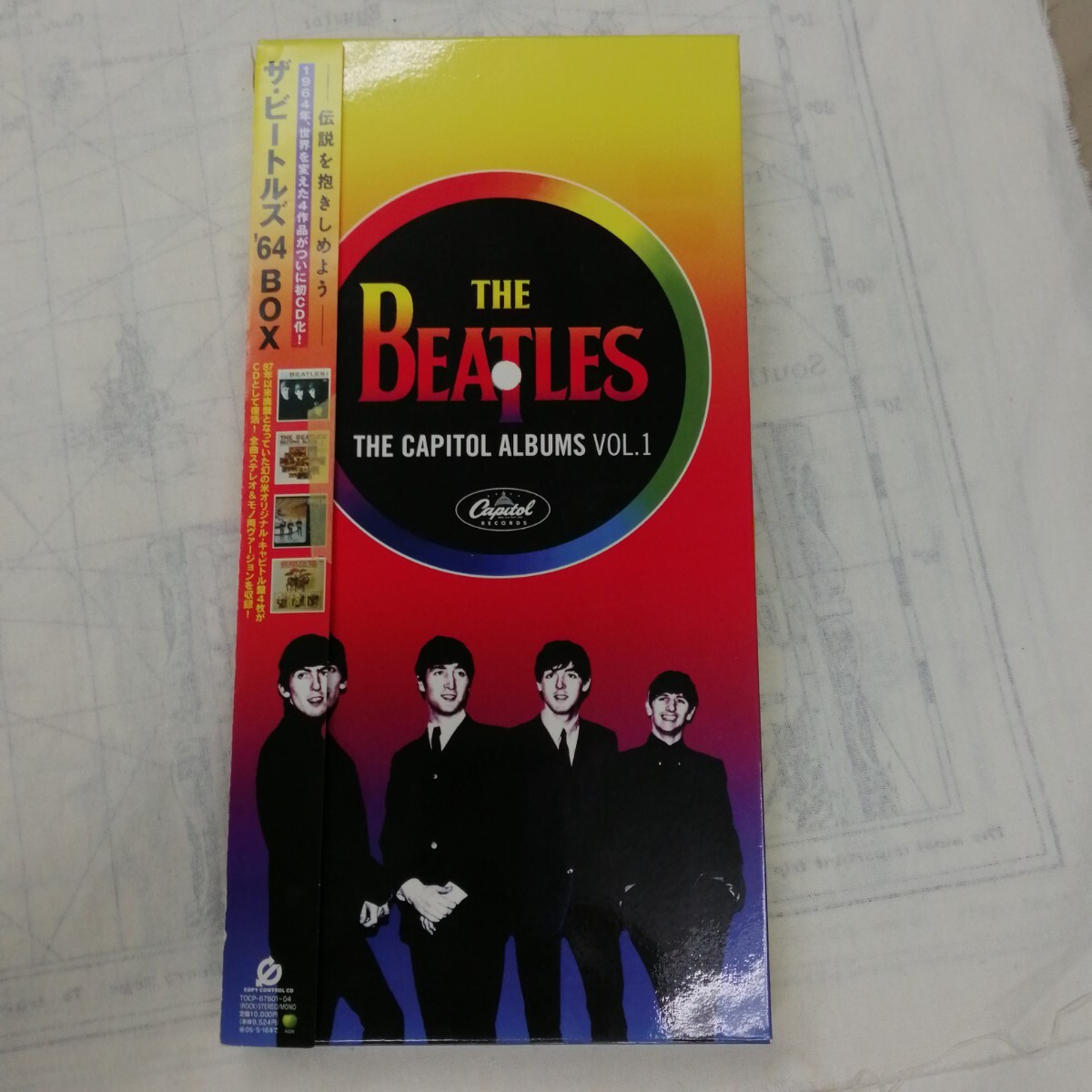 E08 中古CD ビートルズ 64BOX (CCCD ) THE BEATLES the capitol albums vol.1 TOCP-67601 国内盤 4枚組ボックスセット 拍卖