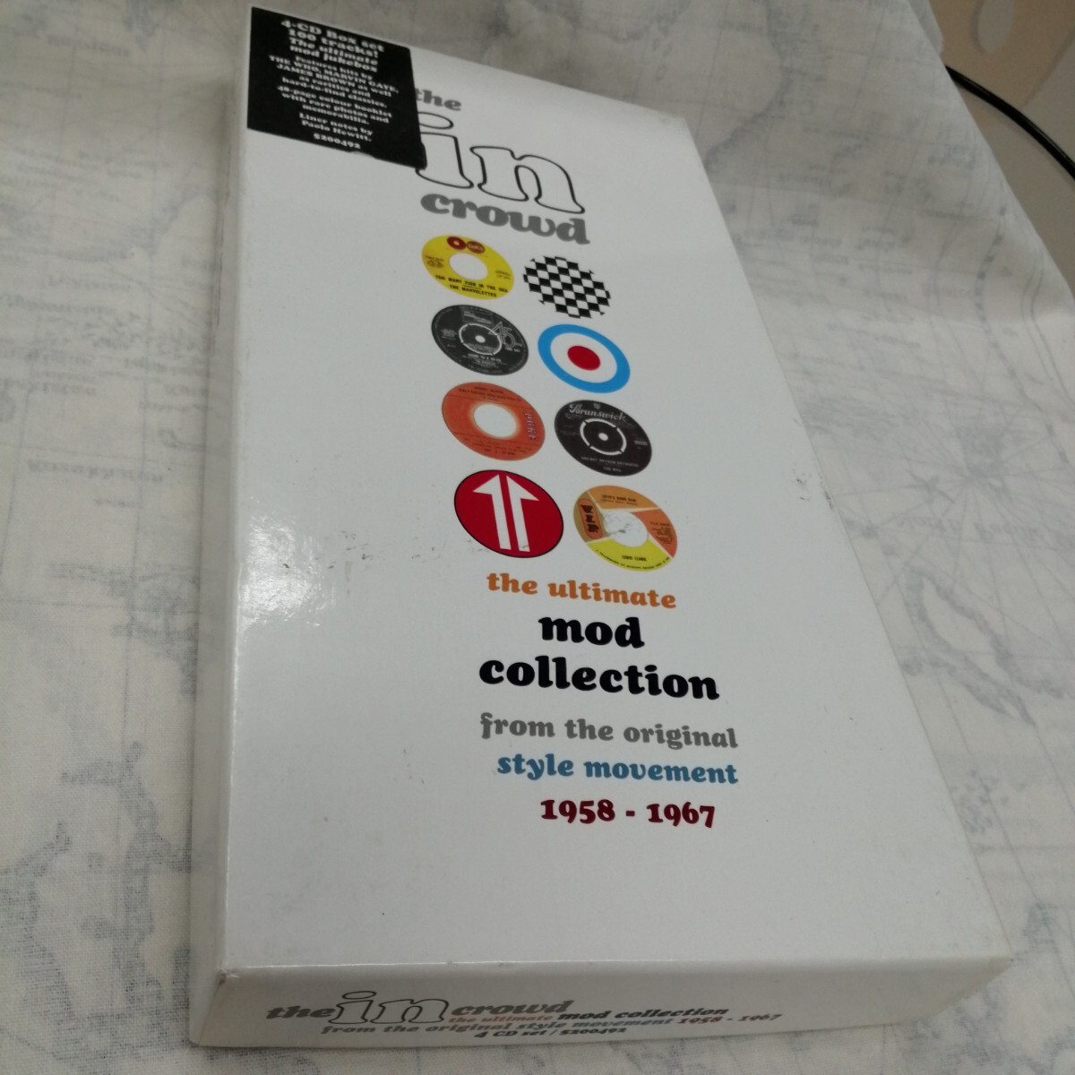 E08 中古CD モッズ オムニバス the in crowd the ultimate MOD COLLECTION 1958-1967 輸入盤 4枚組ボックスセット 拍卖