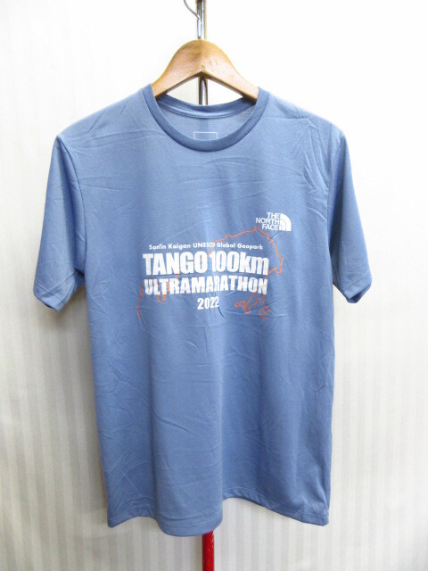 ノースフェイス 丹後100キロウルトラマラソン Tシャツ メンズS ランニングウエア 半袖カットソー ジョギング レーシングシャツ 08012拍卖