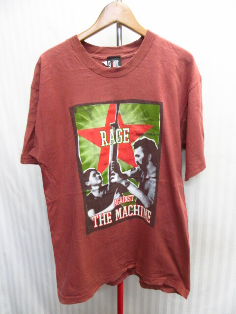 レイジアゲインストザマシーン Rage Against The Machine 90s00sヴィンテージ Tシャツ メンズL XL バンドTシャツ ロックT バンT 08053拍卖