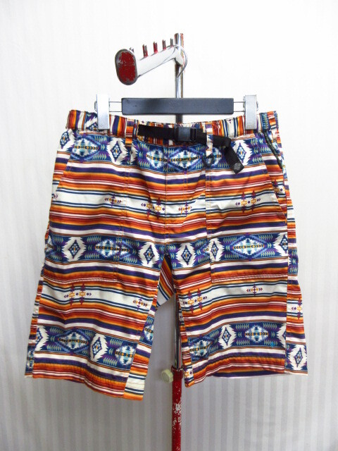 コロンビア ネイティブ柄ショートパンツ メンズM OMNI-SHADE UVカット ボードショーツ サーフパンツ ハーフパンツ アウトドアショーツ08081拍卖