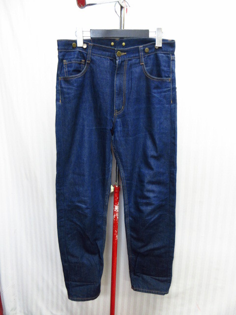 NE-NET ネネット チェック柄ジーンズ SIZE2 テーパードデニムパンツ Gパン ジーパン デニムジーンズ 08132拍卖