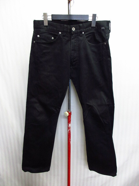 URSUS BAPE ア ベイシング エイプ ブラックジーンズ メンズS 日本製 ブラックデニムパンツ Gパン ジーパン 黒 ボトムス 08153拍卖