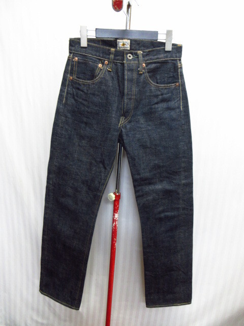 フェローズ Pherrows 421 ジーンズ W28 セルビッジデニムパンツ ヴィンテージ仕様デニムジーンズ Gパン 濃色 ジーパン 08151拍卖
