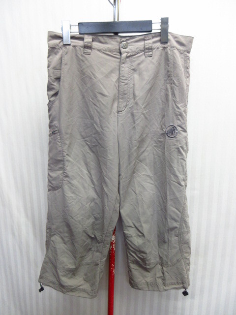 マムート MAMMUT アウトドアパンツ メンズM グレー クロップドパンツ ショートパンツ クライミングパンツ トレッキングパンツ08192拍卖