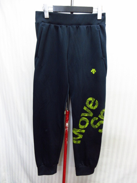 デサント MOVE SPORT ジャージパンツ メンズM 紺 トラックパンツ トレーニングパンツ ジョガーパンツ スポーツパンツ 08224拍卖
