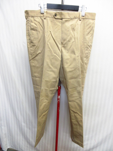 ブルックスブラザーズ チノパン メンズW35 XL LL ベージュ トラウザーズ トラウザーパンツ コットンスラックス メンズズボン 綿パン08221拍卖