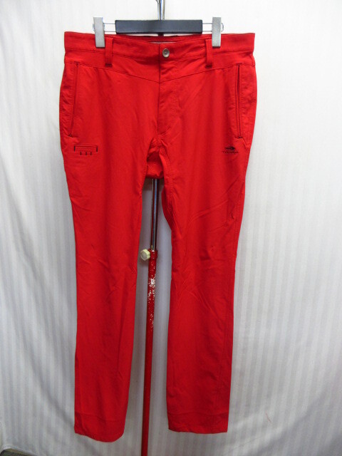 IGNIO イグニオ ストレッチパンツ メンズ88 XL LL 赤 ゴルフウエア ゴルフパンツ スポーツスラックスパンツ メンズズボン 08263拍卖